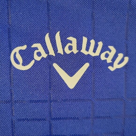 Callaway Men's Royal Blue Short Sleeve Golf Polo - Picture 7 of 13